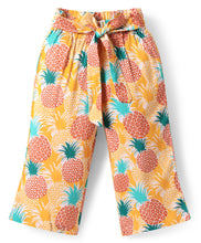 Load image into Gallery viewer, Pineapple Printed Belted Palazzo
