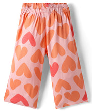Load image into Gallery viewer, Hearts Printed Belted Palazzo
