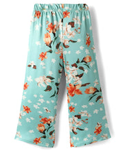 Load image into Gallery viewer, Floral Printed Full Length Flared Leggings
