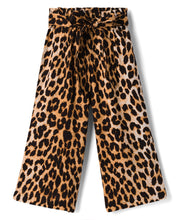Load image into Gallery viewer, Leopard Print Belted Culotte Pant