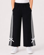 Load image into Gallery viewer, Solid Waffle Fabric Pant with Pocket and Bow Detail