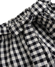 Load image into Gallery viewer, Cotton Checkered Full Length Pant with Bottom Lace