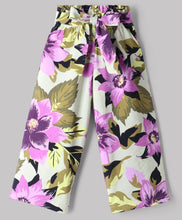 Load image into Gallery viewer, Floral Printed Belted Palazzo