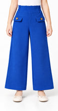 Load image into Gallery viewer, Waffle Fabric Solid Color Full Length Slit Pant