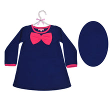 Load image into Gallery viewer, CrayonFlakes Kids Wear for Girls Fleece Straight Frock Dress with Sleeves