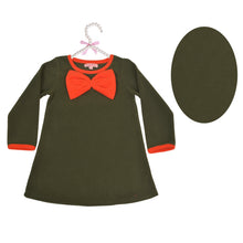 Load image into Gallery viewer, CrayonFlakes Kids Wear for Girls Fleece Straight Frock Dress with Sleeves