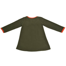 Load image into Gallery viewer, CrayonFlakes Kids Wear for Girls Fleece Straight Frock Dress with Sleeves