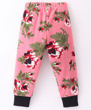 Load image into Gallery viewer, Floral Printed Polar Fleece Jogger