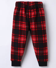 Load image into Gallery viewer, Polar Fleece Checkered Printed Jogger