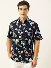Load image into Gallery viewer, Floral Printed Half Sleeves Mens Shirt