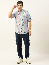 Load image into Gallery viewer, Floral Printed Half Sleeves Mens Shirt