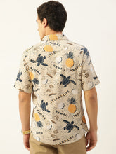 Load image into Gallery viewer, Beach Printed Half Sleeves Mens Shirt