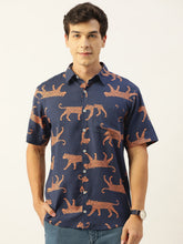 Load image into Gallery viewer, Jaguar Printed Half Sleeves Mens Shirt