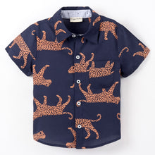 Load image into Gallery viewer, Jaguar Printed Half Sleeves Shirt