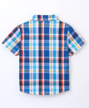 Load image into Gallery viewer, Checkered Print Half Sleeves Shirt