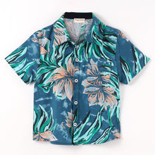 Load image into Gallery viewer, Leaves Printed Half Sleeves Shirt