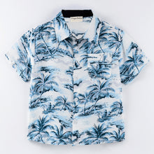 Load image into Gallery viewer, Beach Printed Half Sleeves Shirt