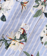Load image into Gallery viewer, Floral Striped Full Sleeves Shirt