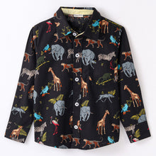 Load image into Gallery viewer, Jungle Printed Full Sleeves Shirt