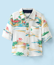 Load image into Gallery viewer, Flamingo Print Full Sleeves Shirt