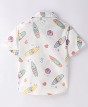 Load image into Gallery viewer, Skateboard Printed Half Sleeves Shirt