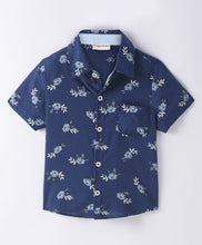 Load image into Gallery viewer, Floral Printed Half Sleeves Shirt