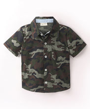 Load image into Gallery viewer, Camouflage Printed Half Sleeves Shirt