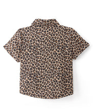 Load image into Gallery viewer, Animal Print Half Sleeves Shirt