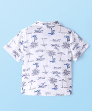 Load image into Gallery viewer, Palms Printed Half Sleeves Shirt
