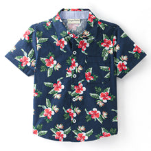 Load image into Gallery viewer, Floral Printed Half Sleeves Shirt
