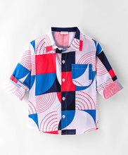 Load image into Gallery viewer, Abstract Printed Full Sleeves Shirt
