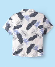 Load image into Gallery viewer, Leaves Printed Half Sleeves Shirt
