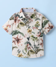 Load image into Gallery viewer, Floral Printed Half Sleeves Shirt