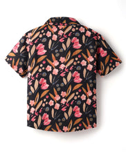 Load image into Gallery viewer, Floral Printed Cotton Woven Half Sleeves Shirt