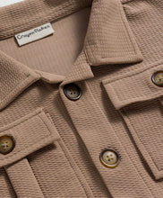 Load image into Gallery viewer, Solid Waffle Knit Full Sleeves Shirt
