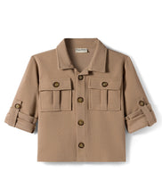 Load image into Gallery viewer, Solid Waffle Knit Full Sleeves Shirt
