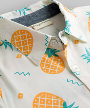 Load image into Gallery viewer, Pineapple Printed Half Sleeves Shirt