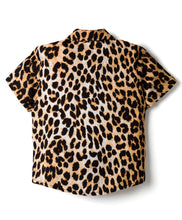 Load image into Gallery viewer, Leopard Print Half Sleeves Shirt