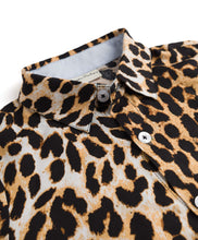 Load image into Gallery viewer, Leopard Print Half Sleeves Shirt