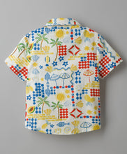 Load image into Gallery viewer, Cotton Abstract Printed Half Sleeves Shirt
