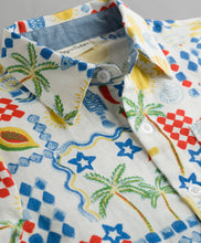 Load image into Gallery viewer, Cotton Abstract Printed Half Sleeves Shirt