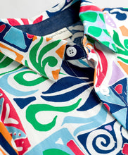 Load image into Gallery viewer, Woven Abstract Printed Half Sleeves Shirt