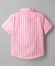 Load image into Gallery viewer, Cotton Striped Printed Half Sleeves Shirt