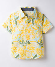 Load image into Gallery viewer, Cotton Tropical Fruit Printed Half Sleeves Shirt