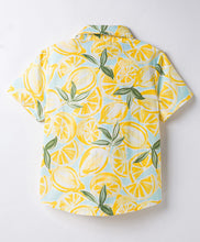 Load image into Gallery viewer, Cotton Tropical Fruit Printed Half Sleeves Shirt