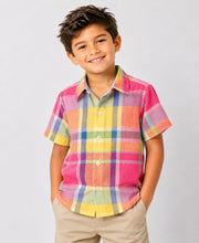 Load image into Gallery viewer, Cotton Woven Checkered Half Sleeves Shirt