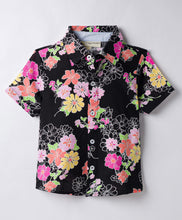 Load image into Gallery viewer, Woven Floral Printed Half Sleeves Shirt