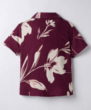 Load image into Gallery viewer, Woven Floral Printed Half Sleeves Shirt