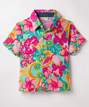 Load image into Gallery viewer, Woven Floral Printed Half Sleeves Shirt