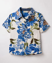 Load image into Gallery viewer, Woven Floral Printed Half Sleeves Shirt
